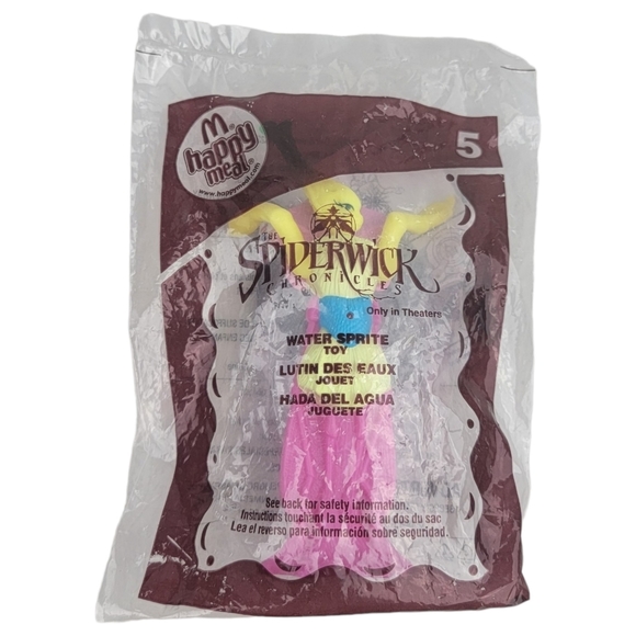 The Spiderwick Chronicles McDonald's Happy Meal Toy Water Sprite 5" - 2008 - Picture 1 of 2